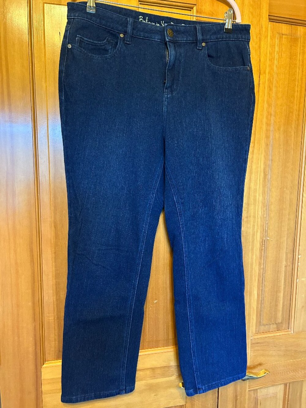 Belle by Kim Gravel ankle jeans, blue - SZ 14